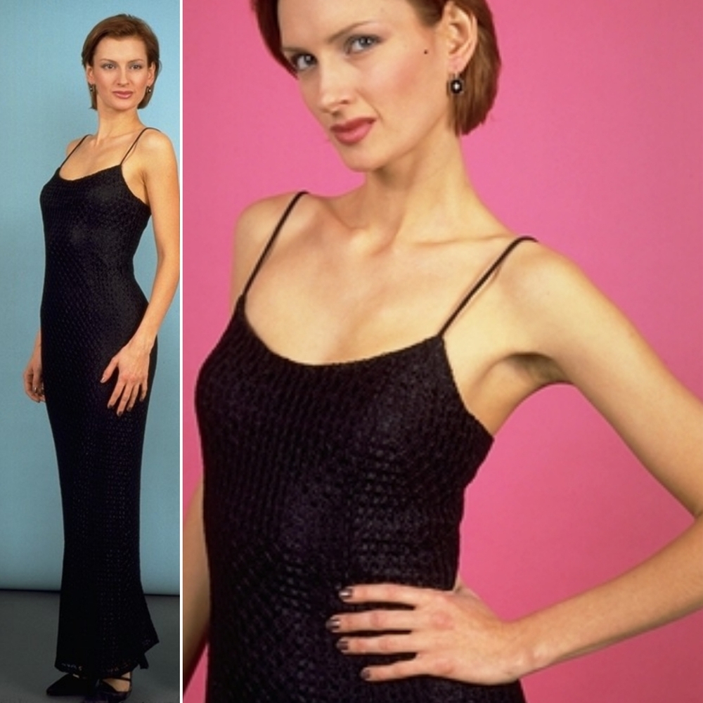 ✨NWT✨THE EVENING STORE Lace LORI Dress, Black XS